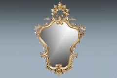 B1-Hand carved Gold Leaf Mirror