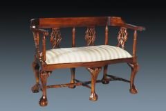 B18 Chippendale inspired corner seat for Two