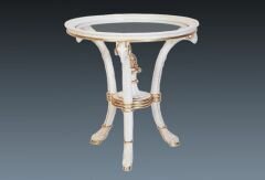 C49 Rams Head Table in Crisp White