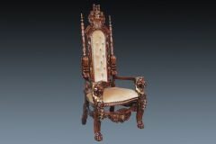 D10 The Lion Chair With Milano And Gold Leaf Finish 