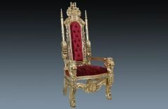 D12 The Lion Chair With Gold Leaf 