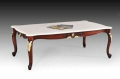 DC1 Panache Coffee Table (Gold and Walnut)