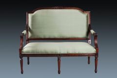 DCSC59-Jocelyne French mahogany Sofa