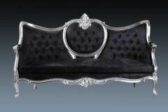 DCSC62-Tete-a -Tete Sofa in Silver