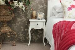 FW1081C Carved French Bedside Table