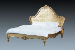 GLD-04-01 Gold Louis Bed