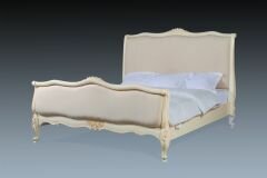 IV01-04 Venise Upholstered Bed In Ivory Finish 