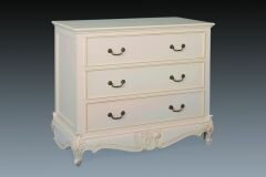 IV03-05 Louis Carved Three Drawer Chest