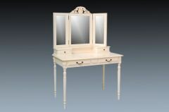 IV04-01 Regence 3 Drawer Dressing Table with Triple Mirror 