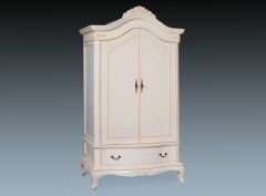 IV05-02 VeniseTwo Door Plain Amoire With One Drawer