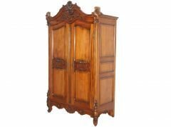 Lpc02-01 French Carved Flower Armoire
