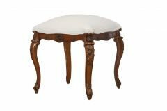 Lpc03-02 French Carved Flower Stool 