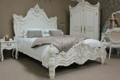 Lpw06-02 French Heavy Carved Flower Bed 