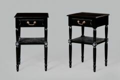 Regence Bedside Chest with Noir Finish