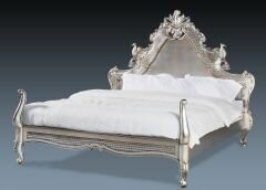 SG01-03 Josephine Bed In Muted Silver Finish