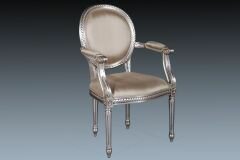 SG06-01 Regence Bedroom Chair In Muted Silver