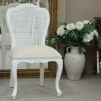 Château Royale Dressing Chair Pearl Velvet 