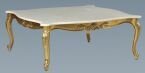 Panache Coffee Table (Gold/Cream marble)