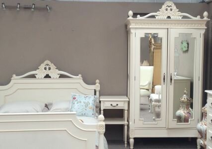 French Bedroom Light Cream