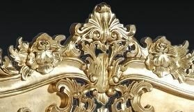 French Bedroom Gold Leaf