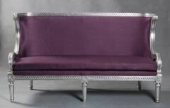 DSC12-Gigi Silver and Plum Sofa As Seen On...