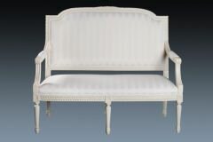 DCSC66-Jocelyne French Sofa- White
