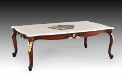 DC1 Panache Coffee Table (Gold and Walnut)