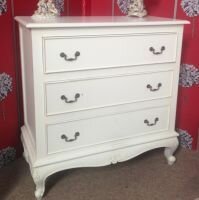 FW-4003 Parisian Chest Of drawers with Rose Motif 