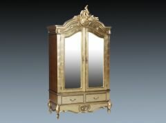 GLD-03-01 Two Door Armoire With Two Drawers