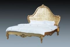 GLD-04-01 Gold Louis Bed